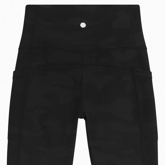 Yogalicious Lux Black Camo High Waist 7/8 Leggings with Pockets Yoga Size XS - Picture 4 of 6